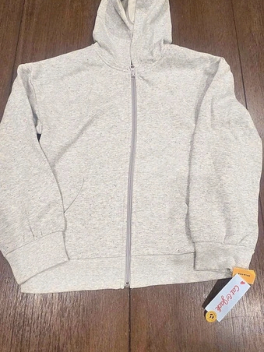 Cat And Jack Gray Full-Zip Hoodie NWT Size XL (14)